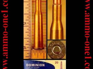 .22 savage high power by dominion, "mint & bright", jsp, one cartridge not a box!