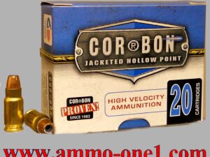 25 naa, 35 grain "j.h.p.", box of 20 cartridges by cor bon!