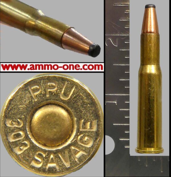 .303 savage, new production, jsp, one cartridge not a box !