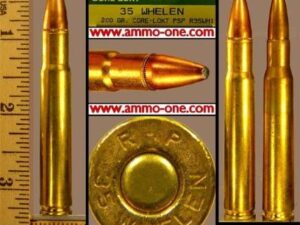 .35 Whelen by Remington, "R-P" H/S, JSP, One Cartridge not a Box!