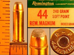 .44 remington magnum by remington jsp, one cartridge
