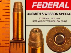 .44 smith & wesson special by federal, lead, one cartridge