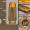 .45 auto #06, older production, smaller print "super vel 45 acp" h/s, nickel case, jhp, one cartridge not a box!