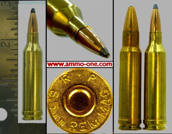 6.5mm Rem. Mag by Remington, JSP, one cartridge, not a box! Buy 20 cartridges sae save .00 on the order and get the original box they came in..