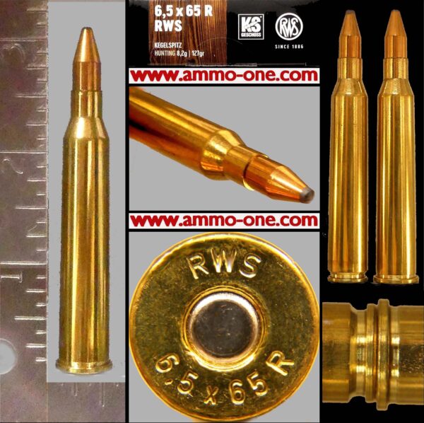 6.5x65Rmm RWS (Rimmed) by RWS, One Cartridge not a Box!