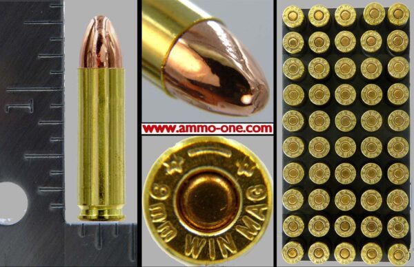 9mmwinmagpl 9mm Winchester Magnum*, FMJ, One Cartridge not a box