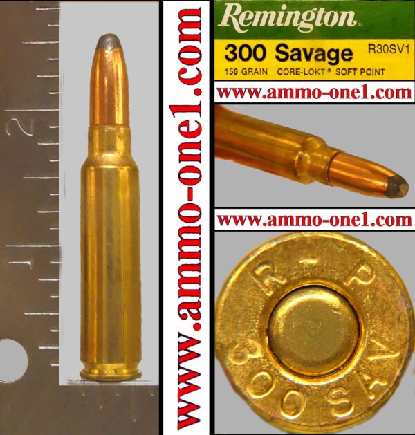 .300 savage, "r p 300 sav"h/s by remington, jsp, one cartridge not a box!