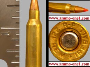 .221 remington fireball by hsm, with r p h/s, vmax,one cartridge not a box.