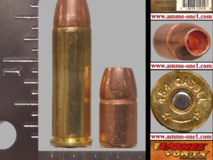 .454 casull by barnes ammunition co., massive jhp, one cartridge, not a box!