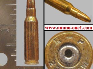 .221 remington fireball, "dummy" with very early unusual "r p 211 rem" h/s, jsp, heavy *patina* started, one cartridge not a box.