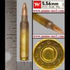 (b002) 5.56 nato by winchester, "" h/s, m193, 55 gr. fmj, one cartridge not a box. coming soon.