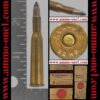 .22 savage high power by remington/umc, app. 1910's, "rem umc" h/s, with the older, "small" rifle primer with "u", jsp,*patina* one cartridge not a box.