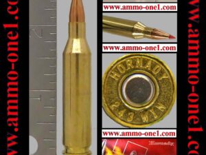 (item .007) .243 winchester by hornady "mint!" new production, 58 grain "v max" ballistic tip, hornady h/s one cartridge not a box