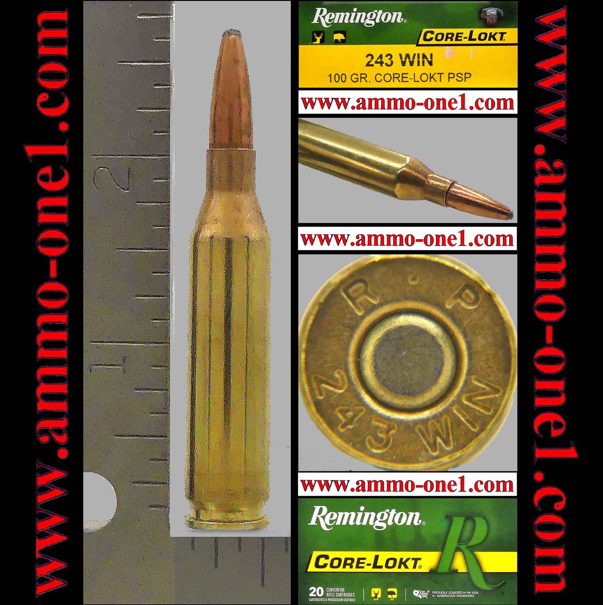 (item .006) .243 Winchester by Remington, New Production, 